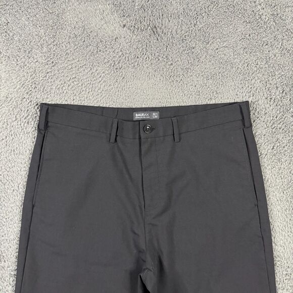 Baubax Pants Mens 36x32 Black Athletic Fit Stain Water Resistant Chino Stretch - Picture 2 of 13